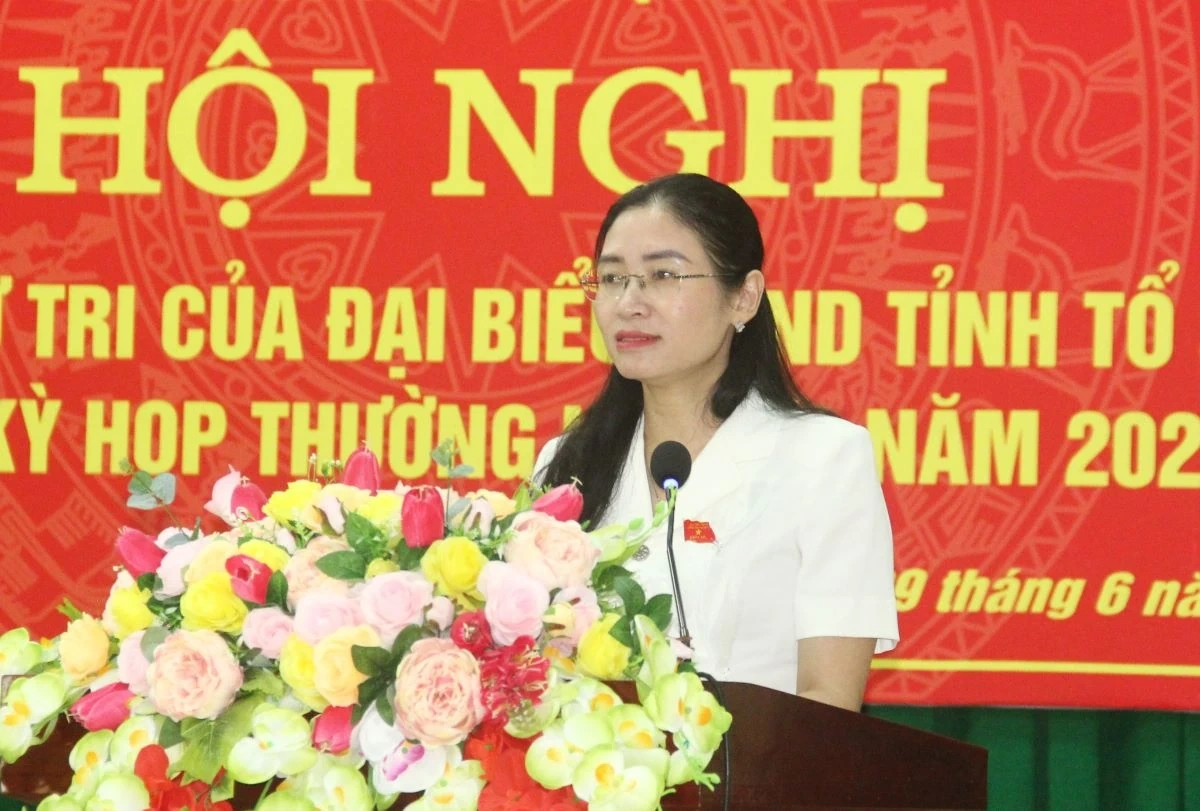 Đại biểu HĐND tỉnh tiếp xúc cử tri tại đơn vị bầu cử số 26