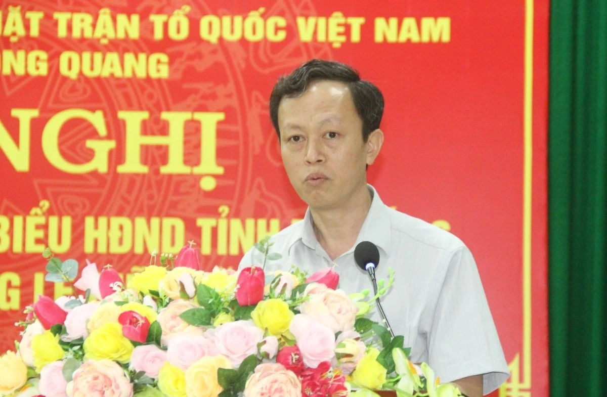 Đại biểu HĐND tỉnh tiếp xúc cử tri tại đơn vị bầu cử số 26