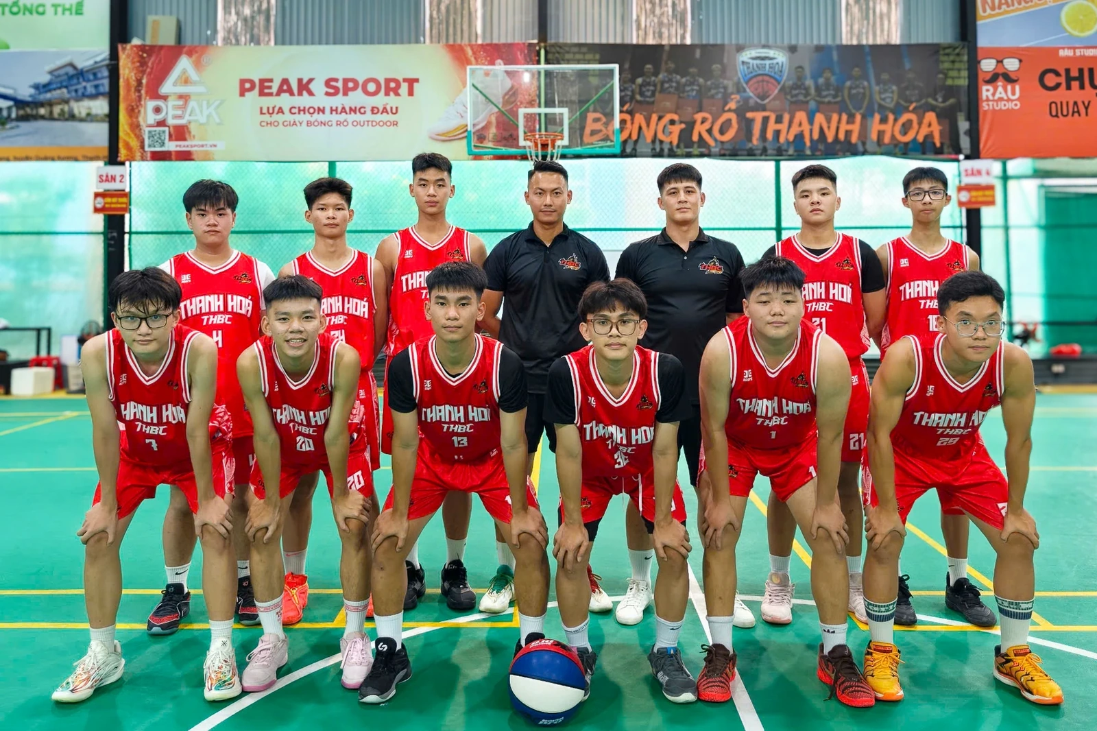 Đội bóng rổ U16 Thanh Hóa tự tin lần đầu bước ra sân chơi quốc gia