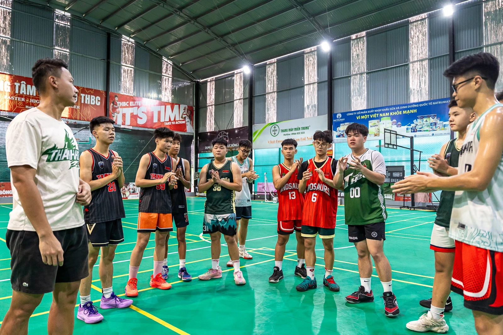 Đội bóng rổ U16 Thanh Hóa tự tin lần đầu bước ra sân chơi quốc gia