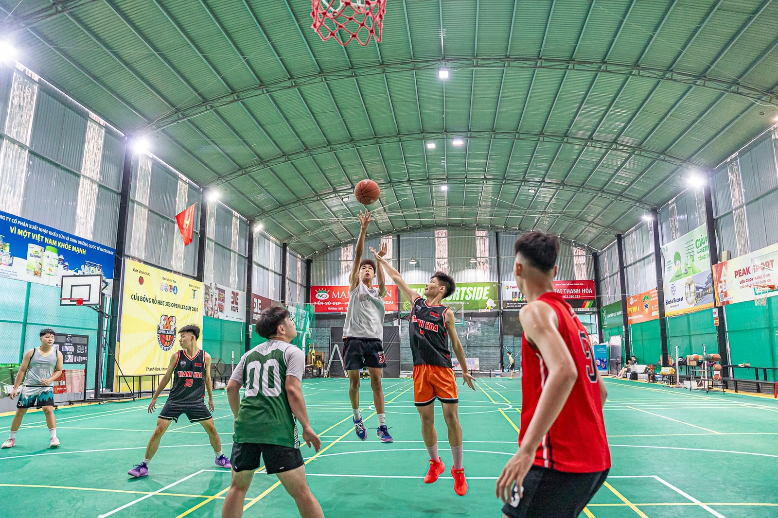 Đội bóng rổ U16 Thanh Hóa tự tin lần đầu bước ra sân chơi quốc gia