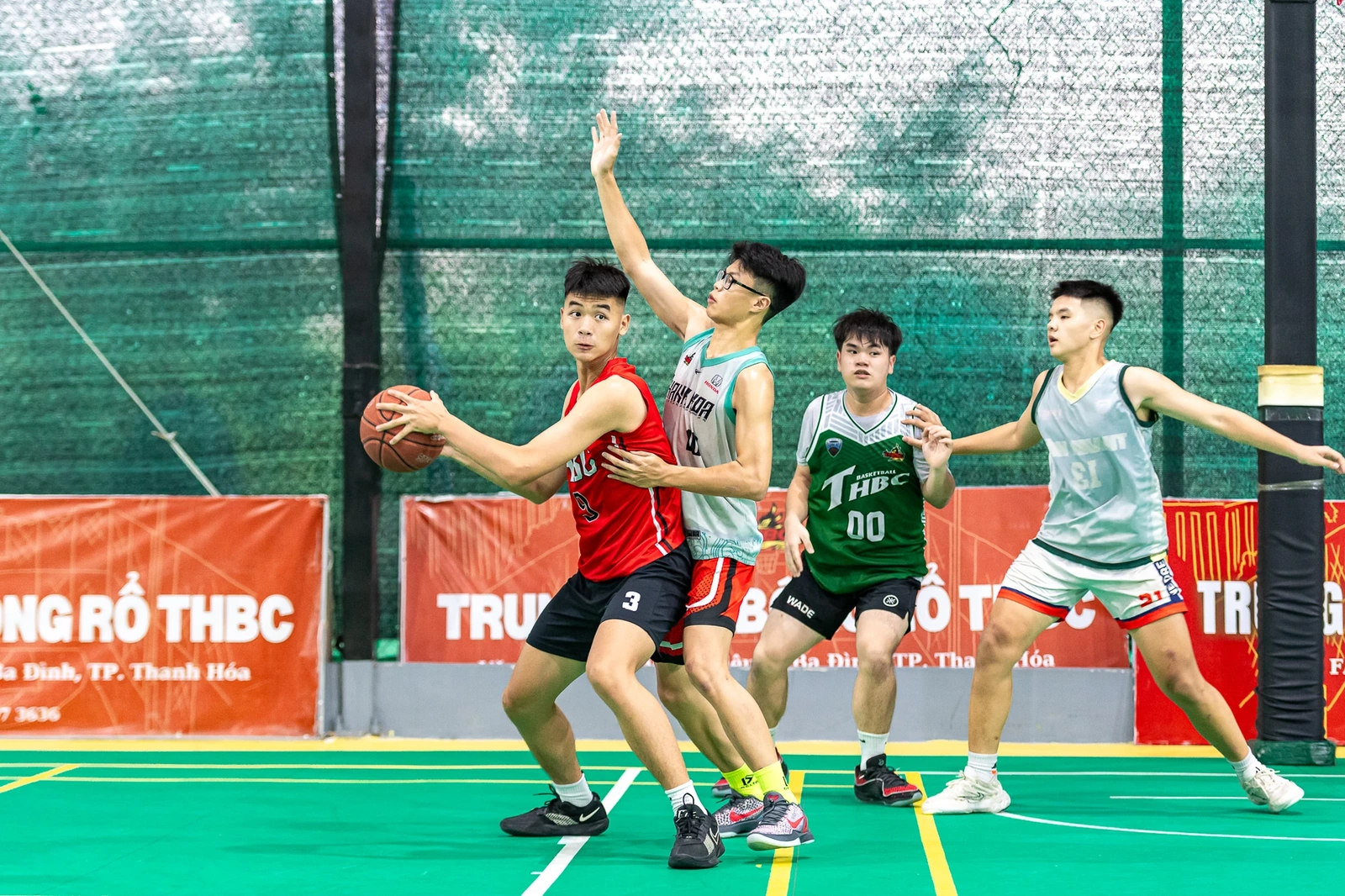 Đội bóng rổ U16 Thanh Hóa tự tin lần đầu bước ra sân chơi quốc gia