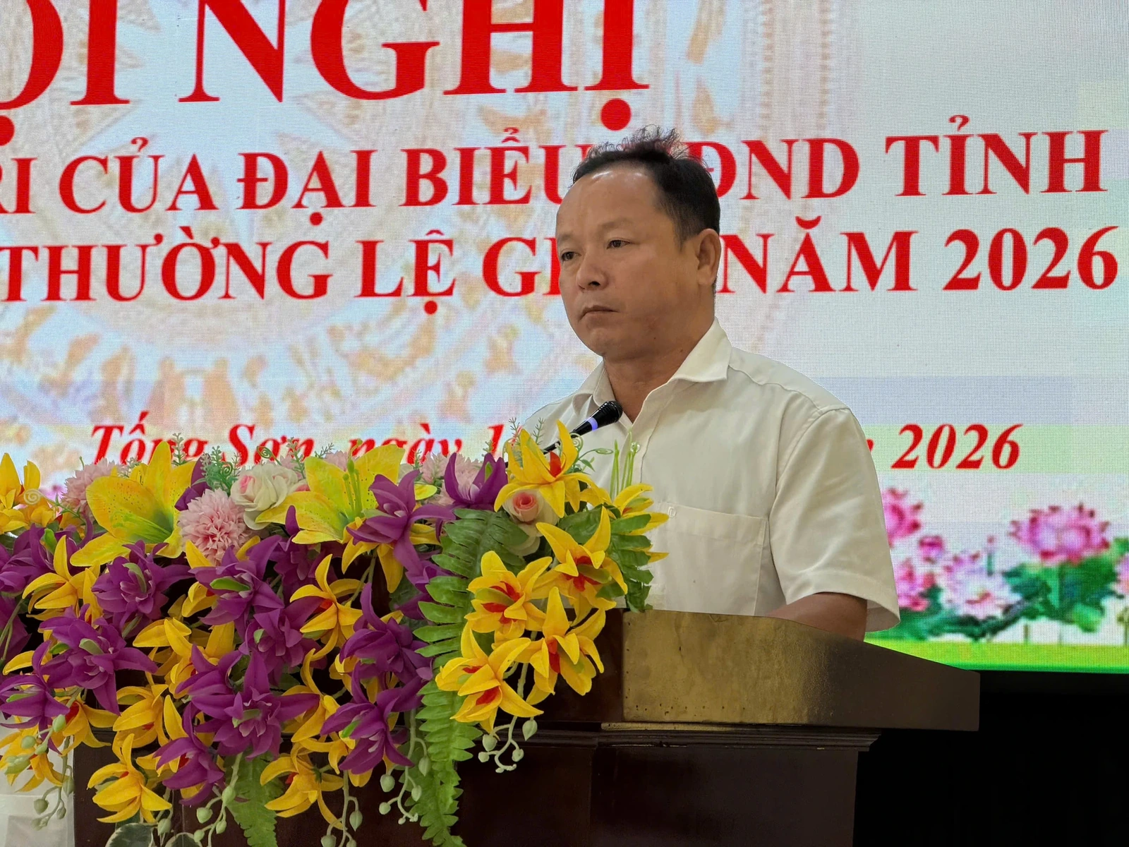Đại biểu HĐND tỉnh tiếp xúc cử tri tại xã Tống Sơn