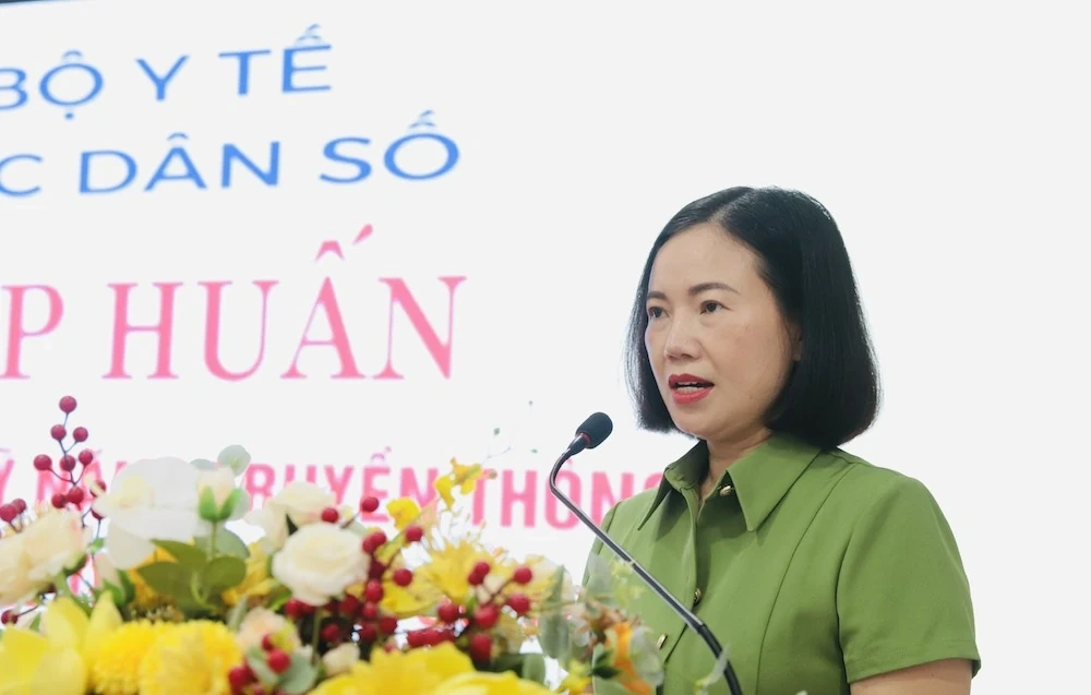Tập huấn kỹ năng truyền thông dân số cho cán bộ 19 tỉnh, thành phía Bắc
