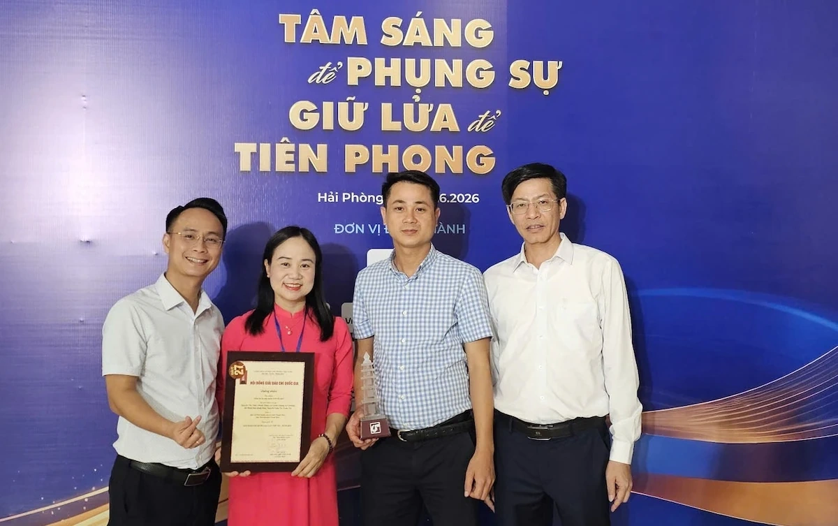 Trao Giải Báo chí Quốc gia lần thứ XX - năm 2025: Báo và Phát thanh, truyền hình Thanh Hóa được trao giải C