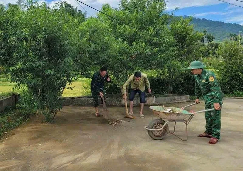 Bộ đội biên phòng chung tay bảo vệ môi trường
