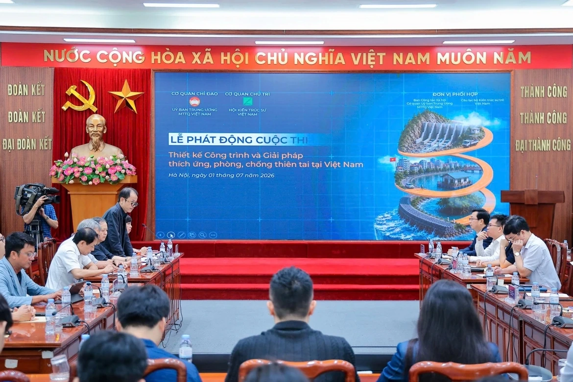 Phát động cuộc thi thiết kế công trình và giải pháp phòng, chống thiên tai