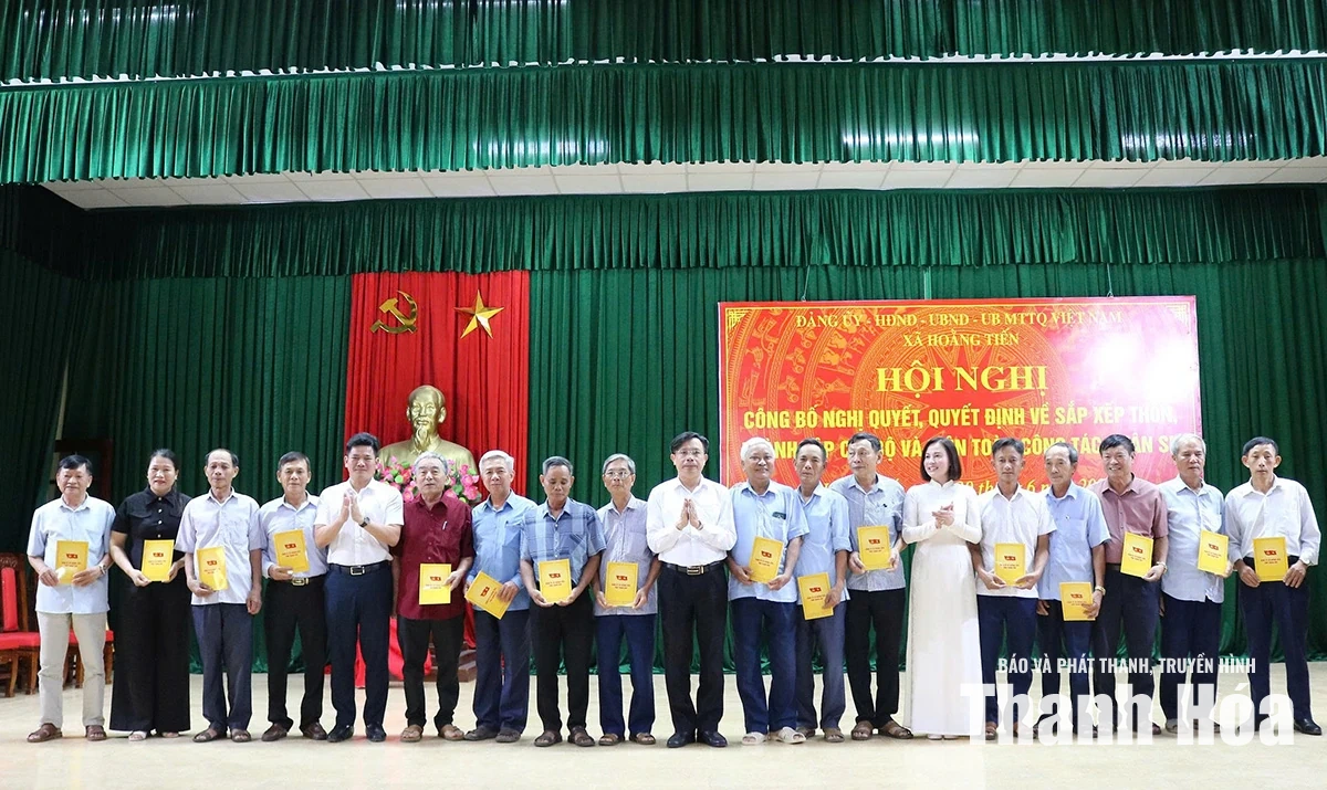 Xã Hoằng Tiến còn 12 thôn sau sắp xếp