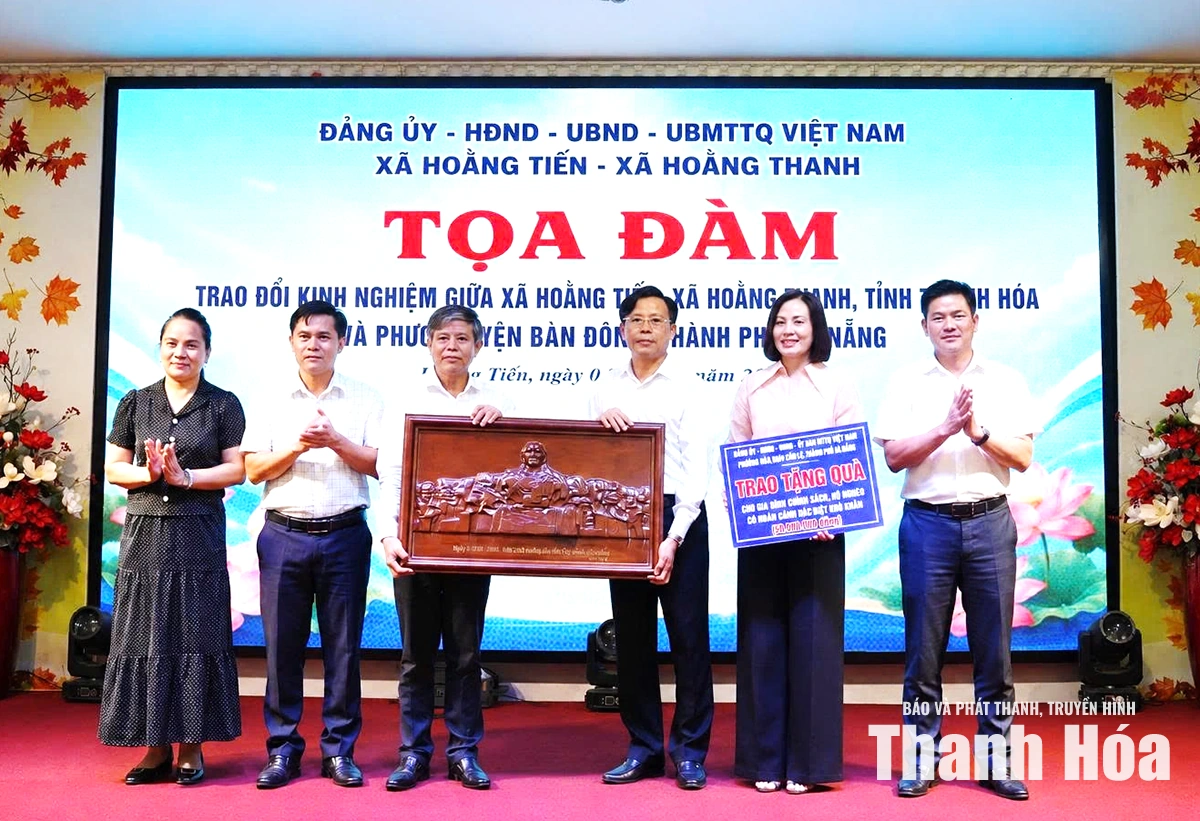 Trao đổi kinh nghiệm, vun đắp nghĩa tình giữa các địa phương Hoằng Tiến - Hoằng Thanh - Điện Bàn Đông