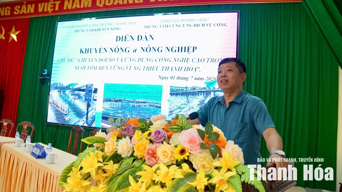Thúc đẩy chuyển đổi số trong nuôi tôm bền vững