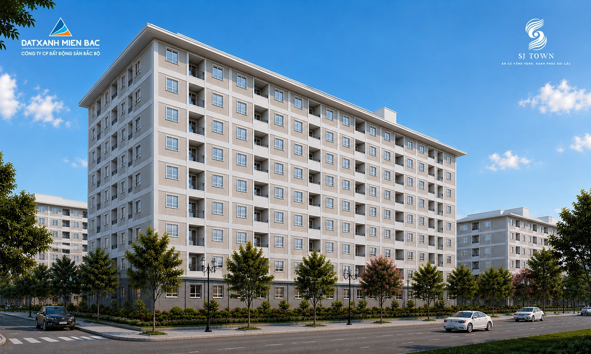 Tòa ODT 7.4 - Tâm điểm dự án NOXH SJ Town chính thức lộ diện