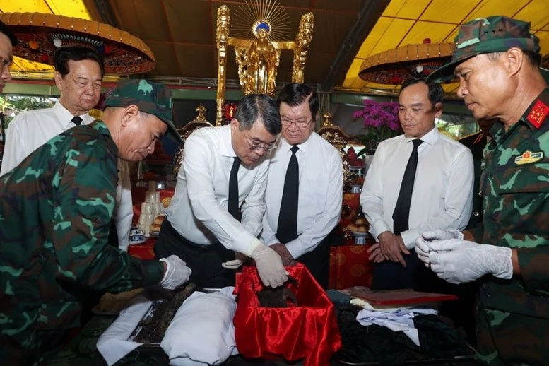 Thủ tướng Chính phủ Lê Minh Hưng: Bằng mọi giá, phải nỗ lực, quyết tâm cao nhất để tìm kiếm, quy tập và xác định danh tính hài cốt liệt sĩ