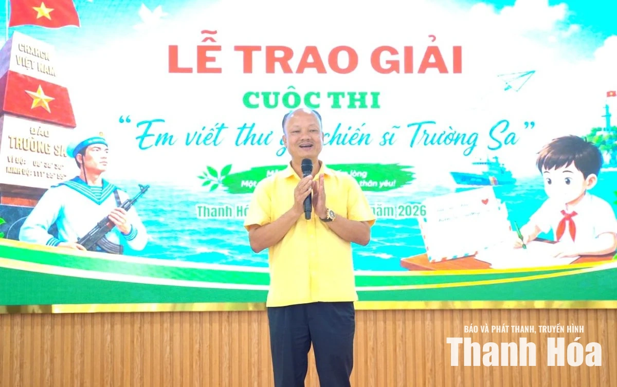 16 tác phẩm được trao giải Cuộc thi “Em viết thư gửi chiến sĩ Trường Sa”