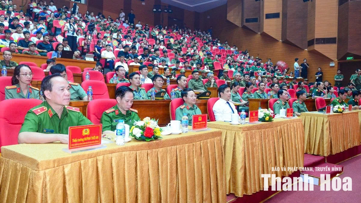 Đội Thanh Hóa đoạt Giải A Hội thi lực lượng tham gia bảo vệ an ninh, trật tự ở cơ sở giỏi toàn quốc lần thứ I, khu vực phía Bắc