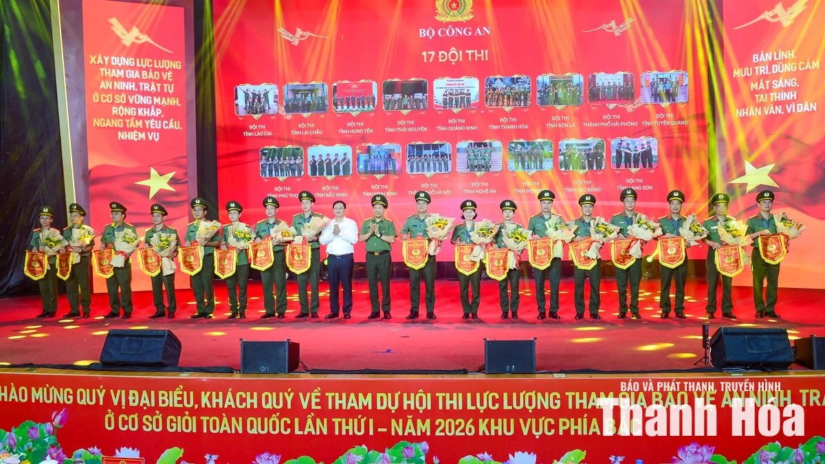 Khai mạc Hội thi lực lượng tham gia bảo vệ ANTT ở cơ sở giỏi toàn quốc khu vực phía Bắc