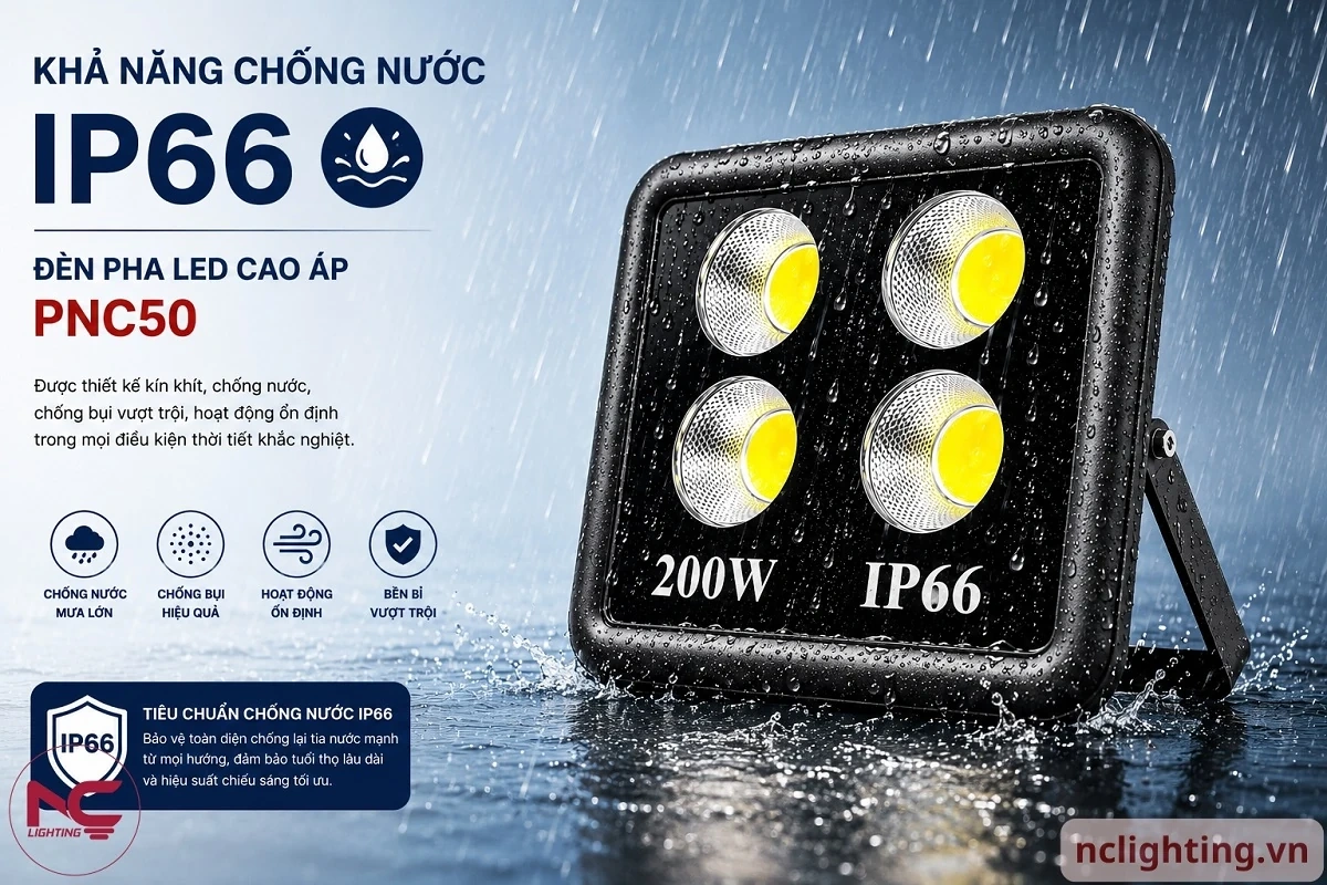 NC Lighting cung cấp giải pháp đèn pha LED cho nhiều hạng mục