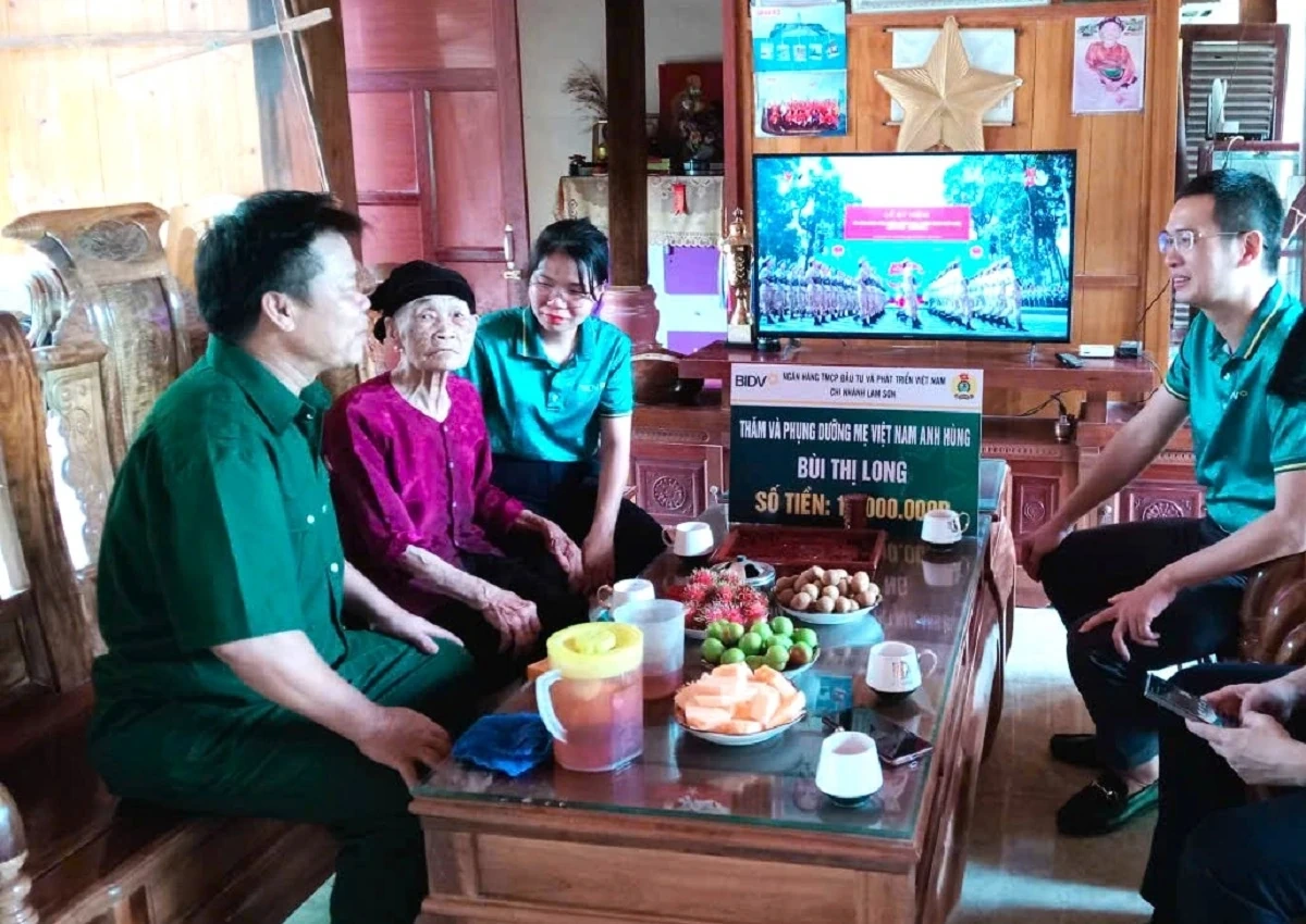 BIDV Lam Sơn với những hoạt động tri ân dịp 27/7