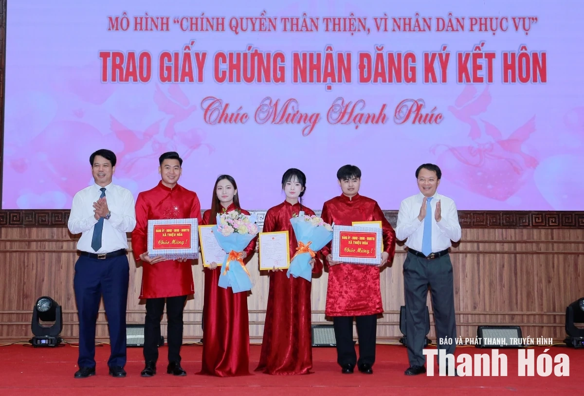 Ra mắt mô hình “Chính quyền thân thiện, vì Nhân dân phục vụ” tại xã Thiệu Hóa