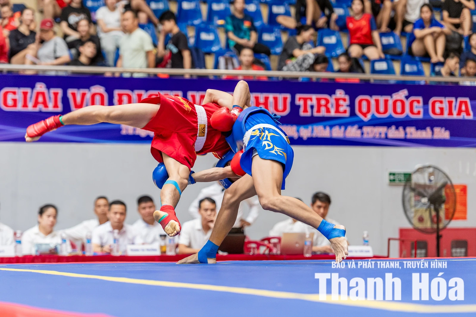 Giải Wushu trẻ quốc gia 2026: Võ sĩ chủ nhà Thanh Hóa toàn thắng ấn tượng trong chiều 20/7