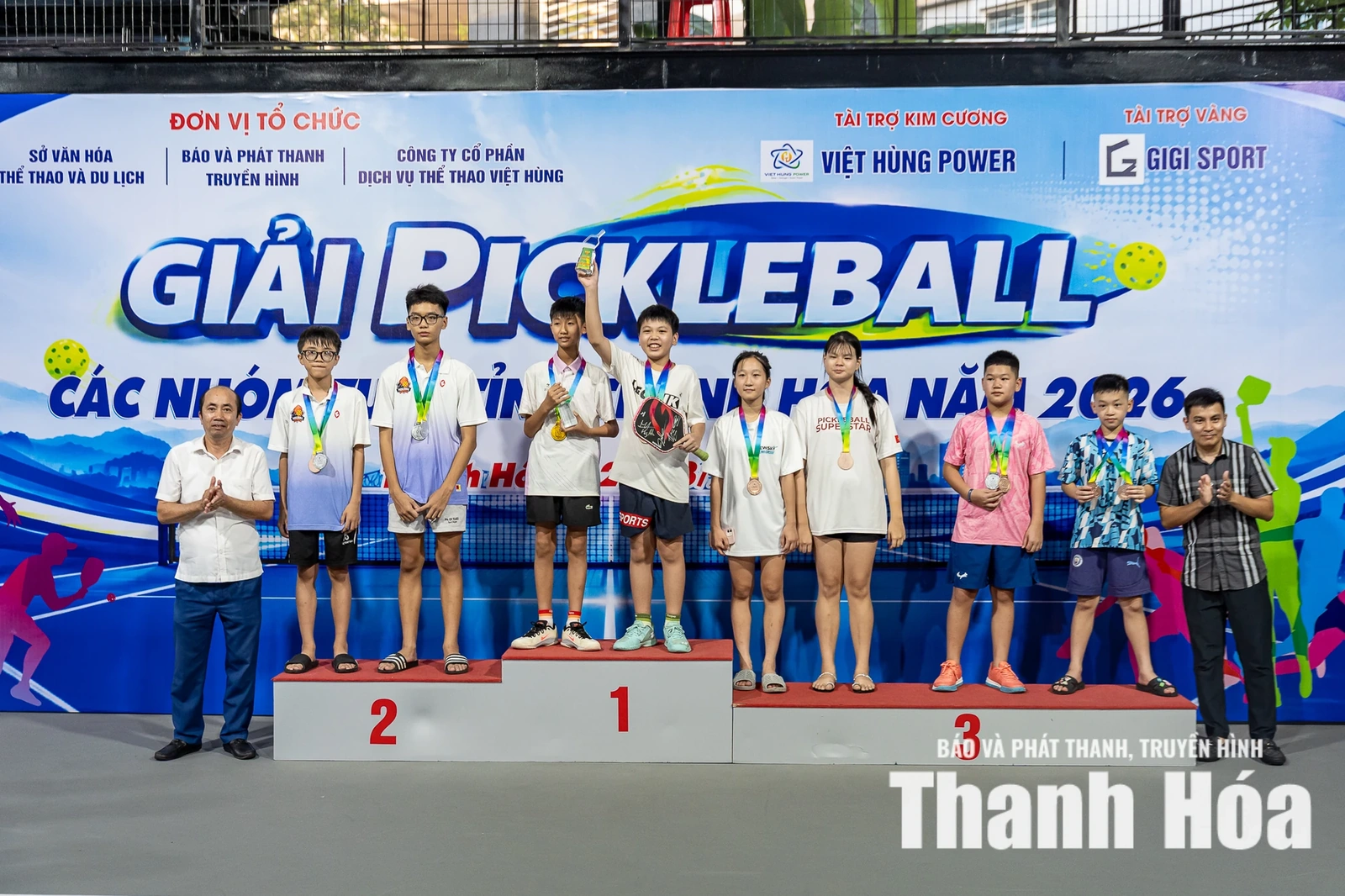 Khép lại Giải Pickleball các nhóm tuổi tỉnh Thanh Hóa năm 2026, nhiều gương mặt triển vọng xuất hiện