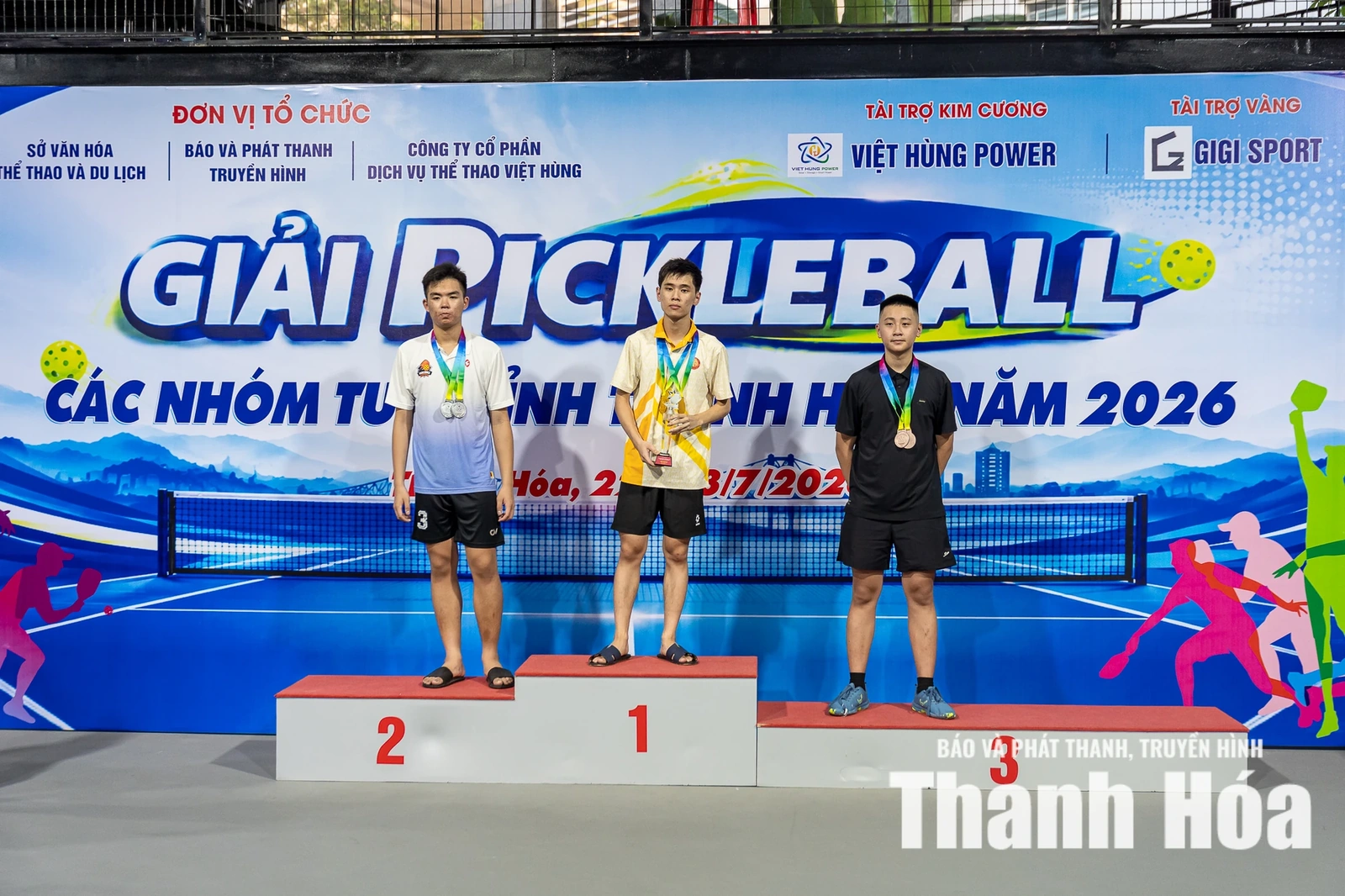 Khép lại Giải Pickleball các nhóm tuổi tỉnh Thanh Hóa năm 2026, nhiều gương mặt triển vọng xuất hiện
