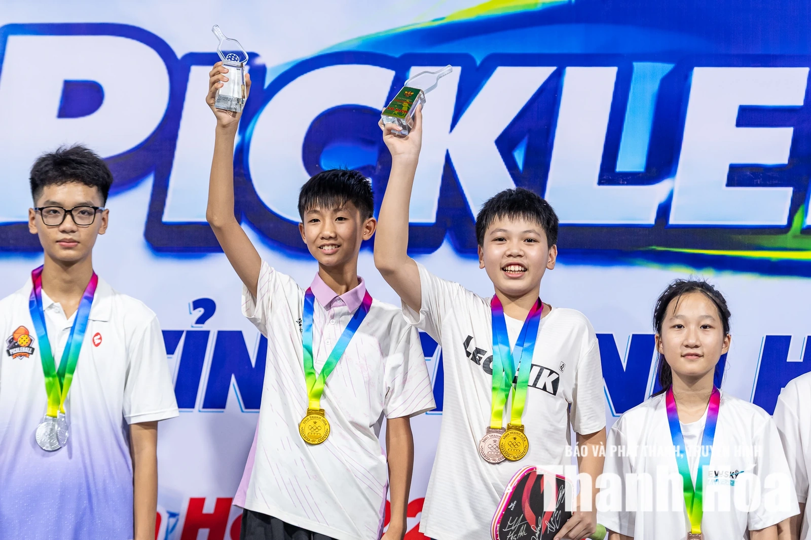 Khép lại Giải Pickleball các nhóm tuổi tỉnh Thanh Hóa năm 2026, nhiều gương mặt triển vọng xuất hiện