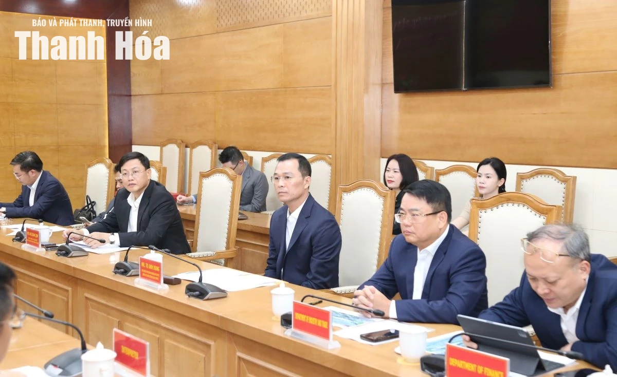 Chủ tịch UBND tỉnh Tô Anh Dũng làm việc với Tập đoàn Sumitomo, Nhật Bản