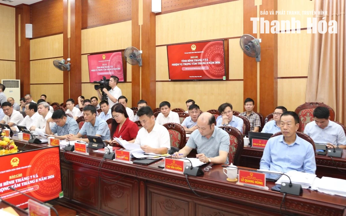 Chủ tịch UBND tỉnh Tô Anh Dũng chủ trì phiên họp thường kỳ tháng 7/2026