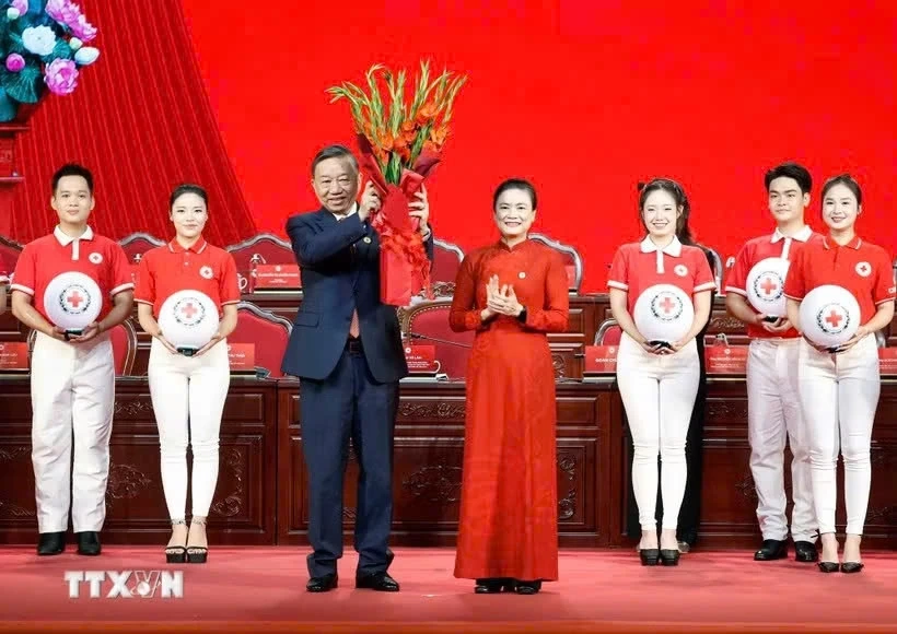 Tổng Bí thư, Chủ tịch nước Tô Lâm giữ cương vị Chủ tịch danh dự Hội chữ thập Đỏ