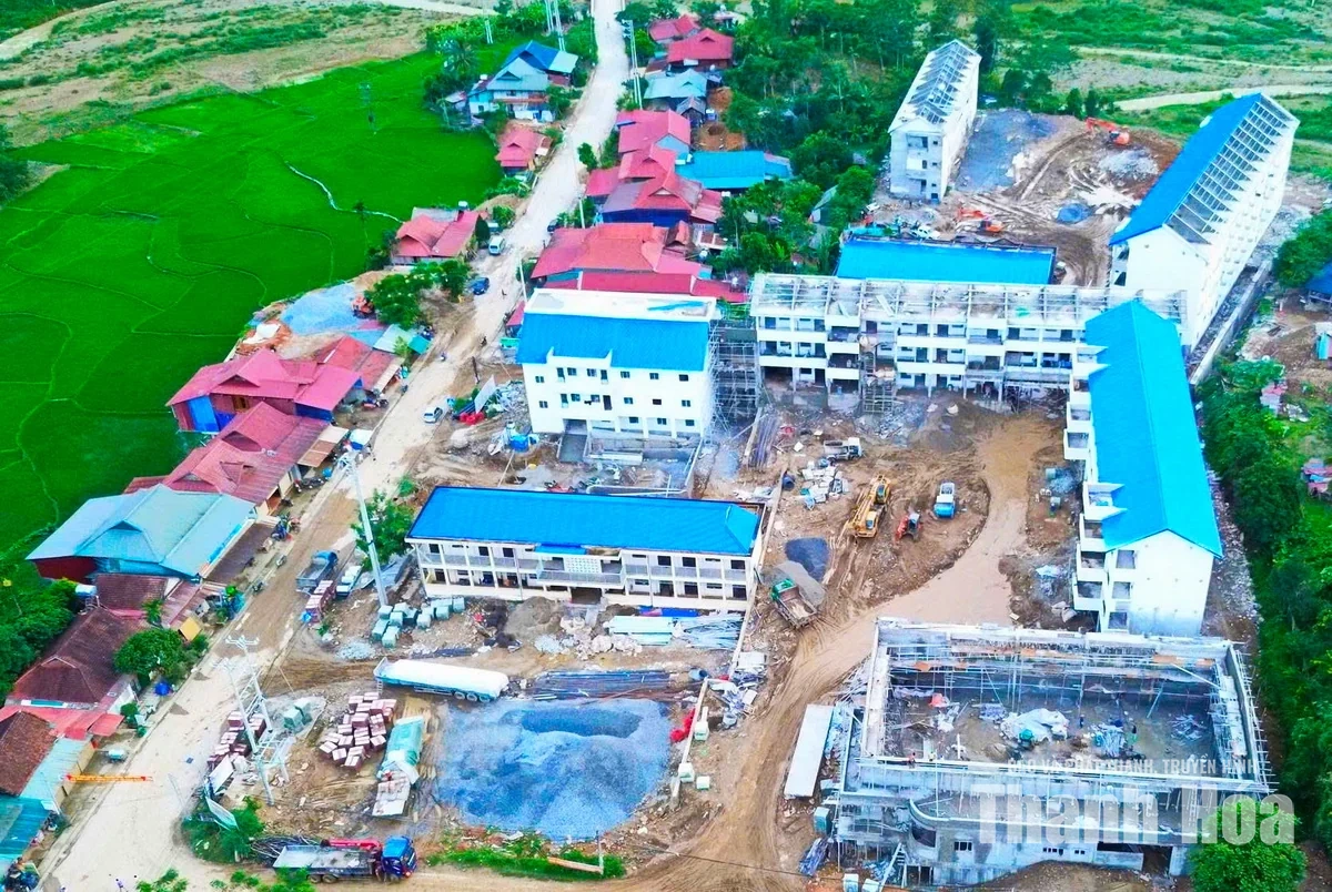 Chạy đua với thời gian hoàn thiện Trường Phổ thông nội trú liên cấp Tiểu học và THCS Bát Mọt
