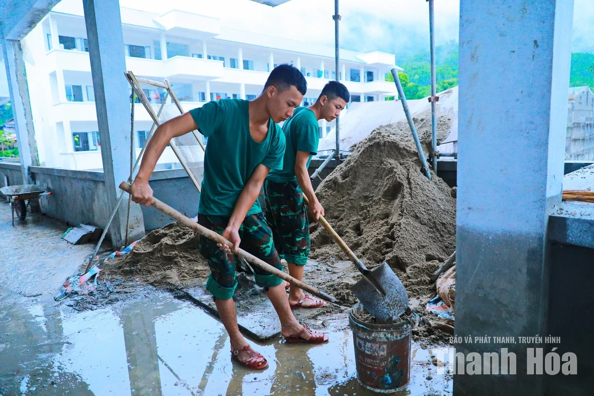 Chạy đua với thời gian hoàn thiện Trường Phổ thông nội trú liên cấp Tiểu học và THCS Bát Mọt