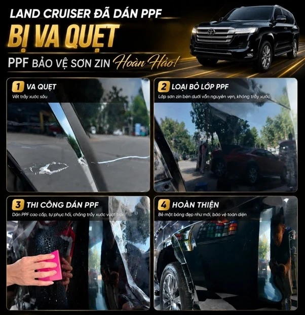 Dán PPF bảo vệ sơn và nội thất ô tô TeckWrap - 3M chính hãng tại Thanh Hóa
