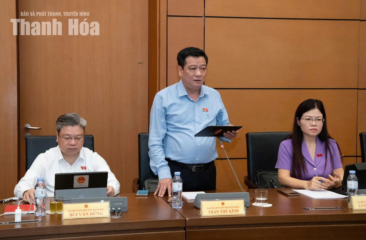 Đại biểu Đoàn ĐBQH tỉnh Thanh Hóa góp ý hoàn thiện quy định về công tác tư pháp và bảo tồn di tích