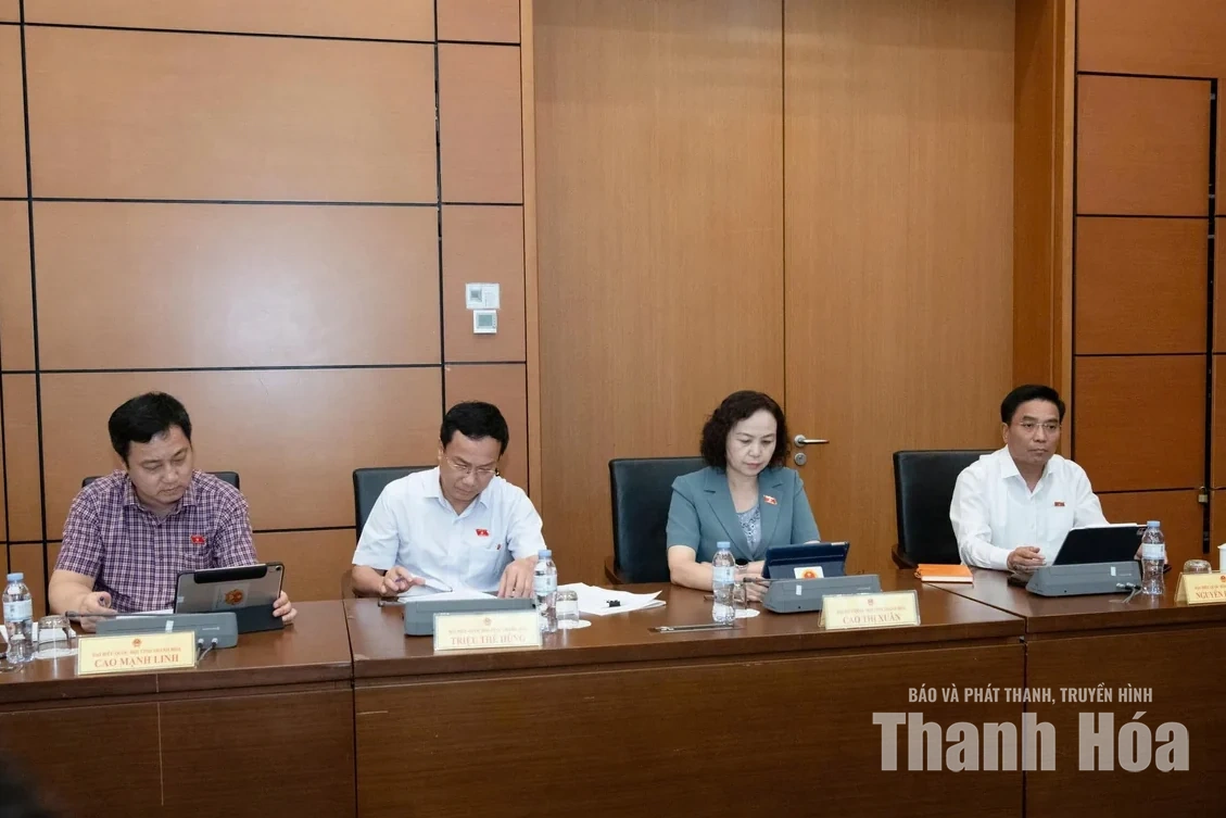 Đại biểu Đoàn ĐBQH tỉnh Thanh Hóa góp ý hoàn thiện quy định về công tác tư pháp và bảo tồn di tích