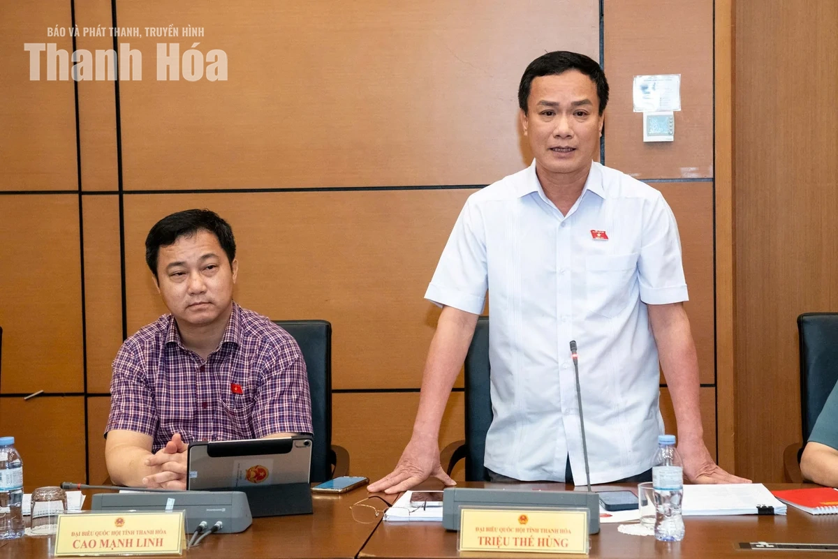 Đại biểu Đoàn ĐBQH tỉnh Thanh Hóa góp ý hoàn thiện quy định về công tác tư pháp và bảo tồn di tích