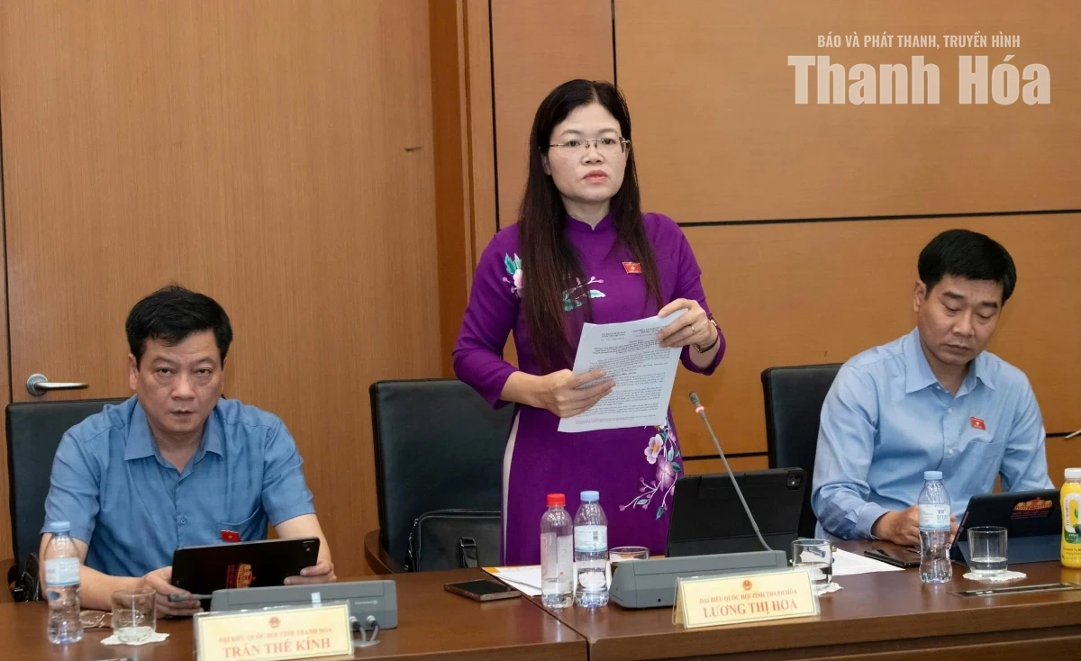 Đoàn ĐBQH tỉnh Thanh Hóa góp ý nhiều nội dung quan trọng vào các dự án luật