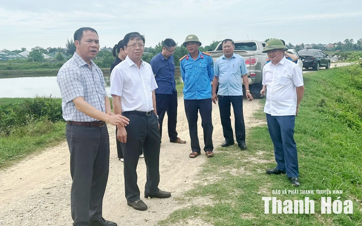 Ban Chỉ huy Phòng thủ dân sự tỉnh kiểm tra công tác phòng, chống thiên tai tại 8 xã