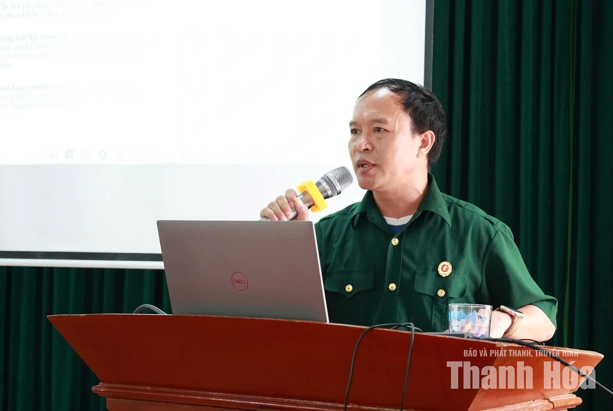 Xã Thiệu Hóa tập huấn nghiệp vụ công tác Đảng, MTTQ và các tổ chức chính trị - xã hội