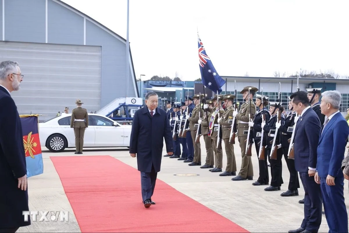 Tổng Bí thư, Chủ tịch nước Tô Lâm kết thúc chuyến thăm Australia, lên đường thăm New Zealand