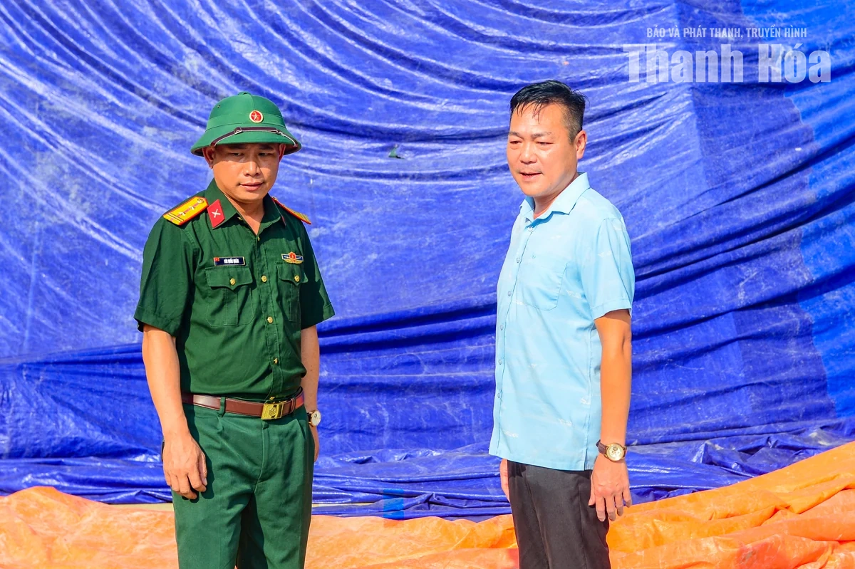 Tranh thủ từng ngày đẩy nhanh tiến độ hoàn thiện trường nội trú Tam Thanh