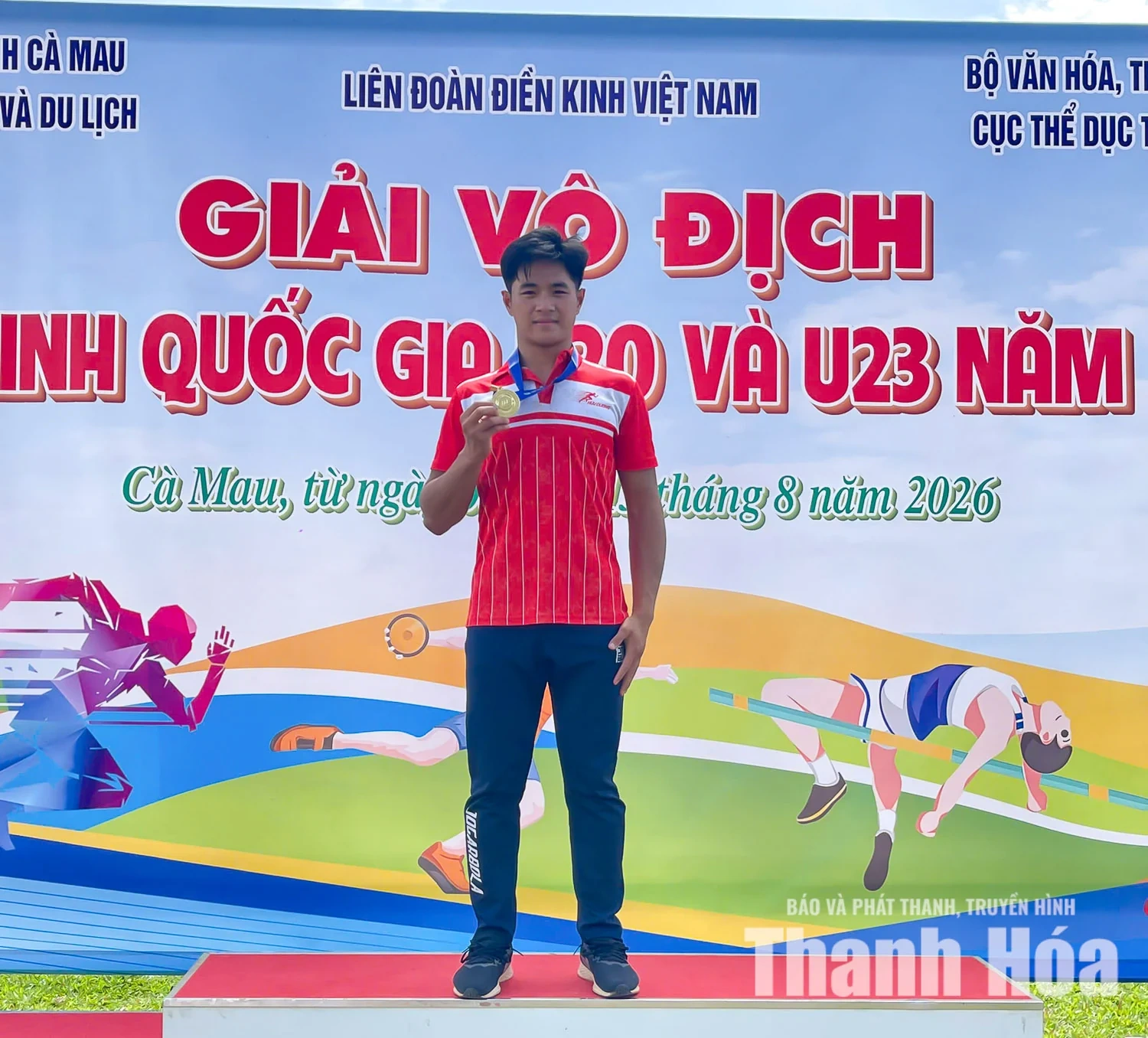 Điền kinh Thanh Hóa thi đấu ấn tượng tại Giải vô địch Điền kinh quốc gia U20 & U23 năm 2026
