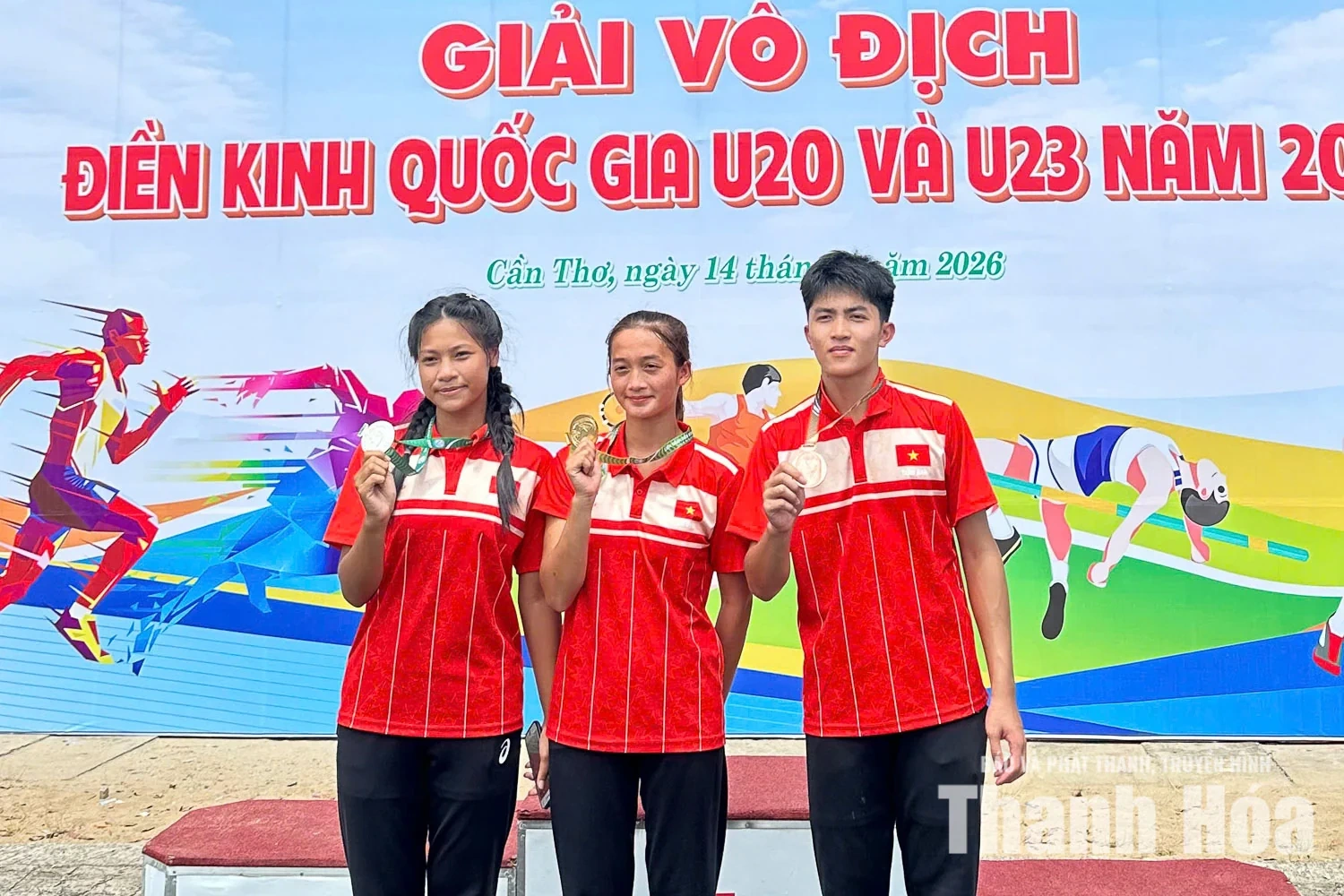 Điền kinh Thanh Hóa thi đấu ấn tượng tại Giải vô địch Điền kinh quốc gia U20 & U23 năm 2026
