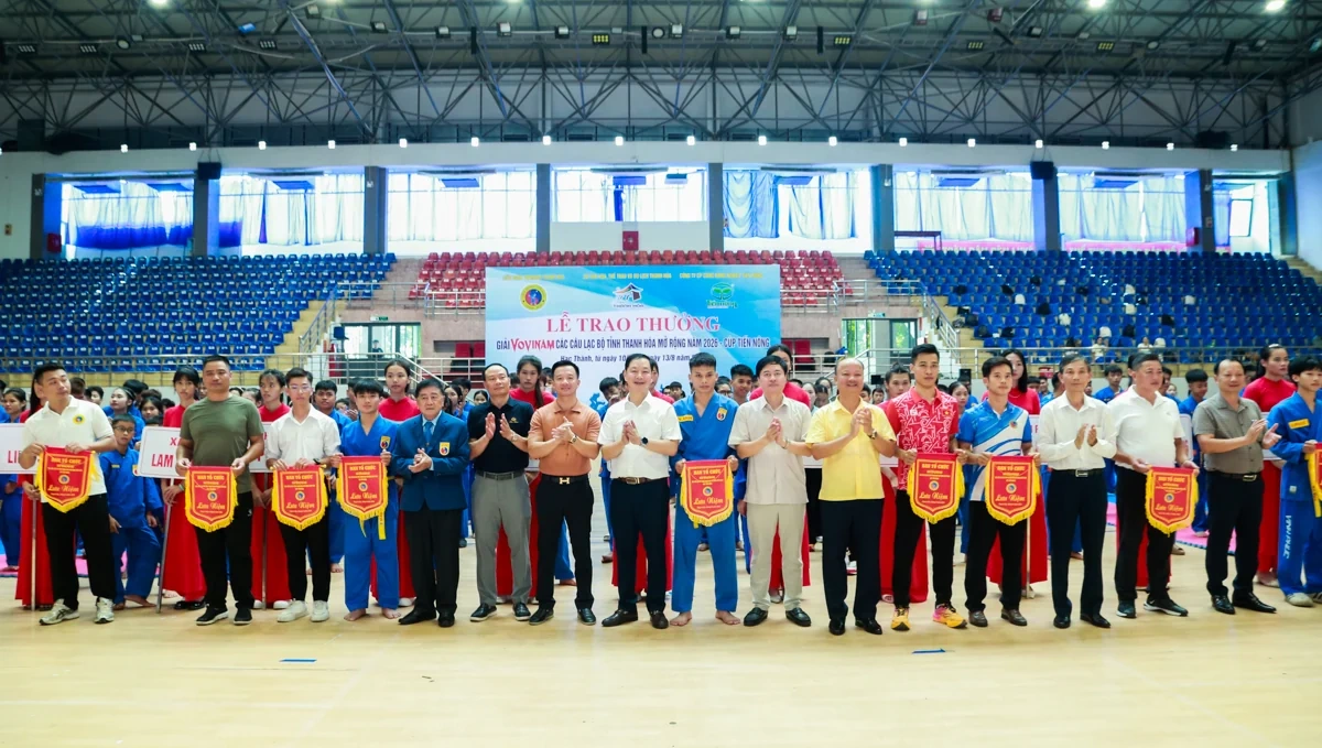 Hơn 500 võ sinh tranh tài tại Giải Vovinam các CLB tỉnh Thanh Hóa mở rộng