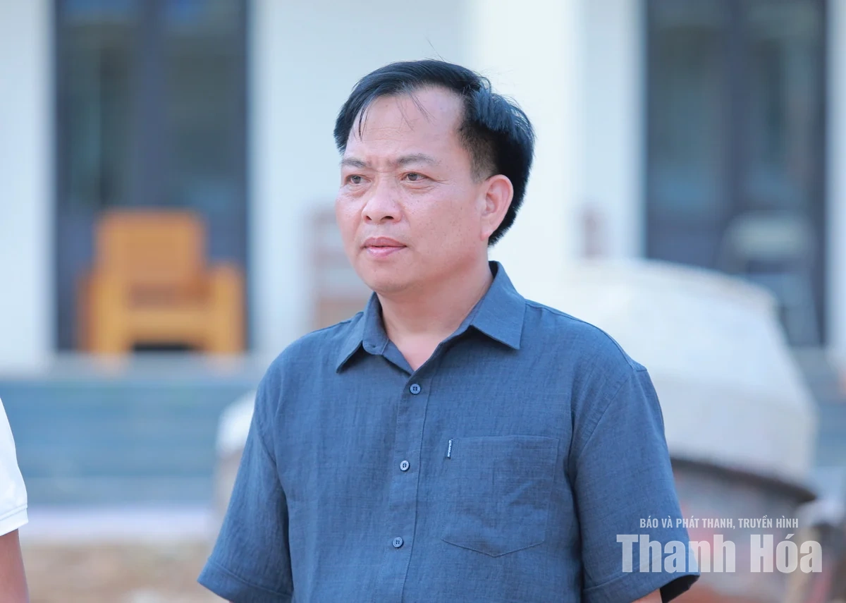 Trên công trường xây dựng Trường Phổ thông nội trú TH & THCS Na Mèo