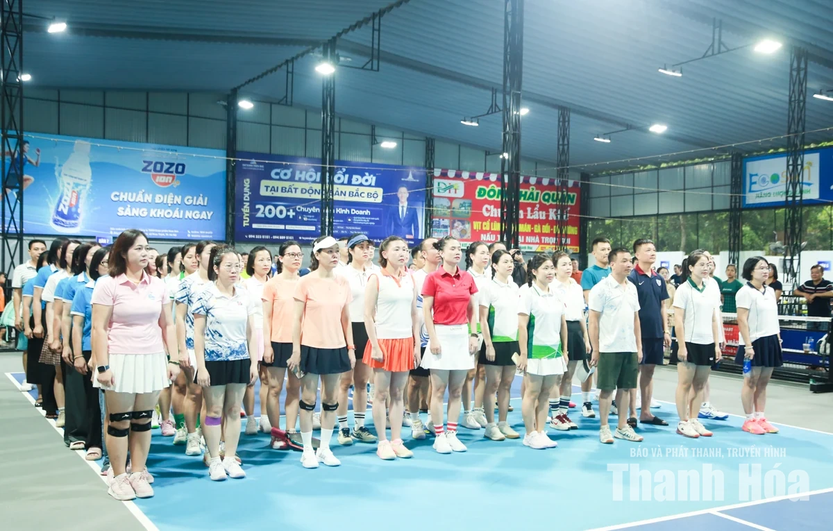 Sôi nổi Giải Pickleball Báo Phụ nữ Việt Nam mở rộng tại Thanh Hóa