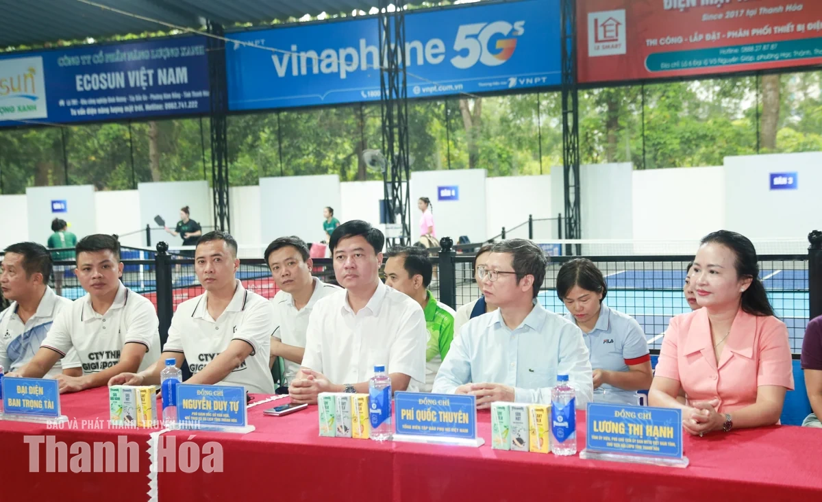 Sôi nổi Giải Pickleball Báo Phụ nữ Việt Nam mở rộng tại Thanh Hóa