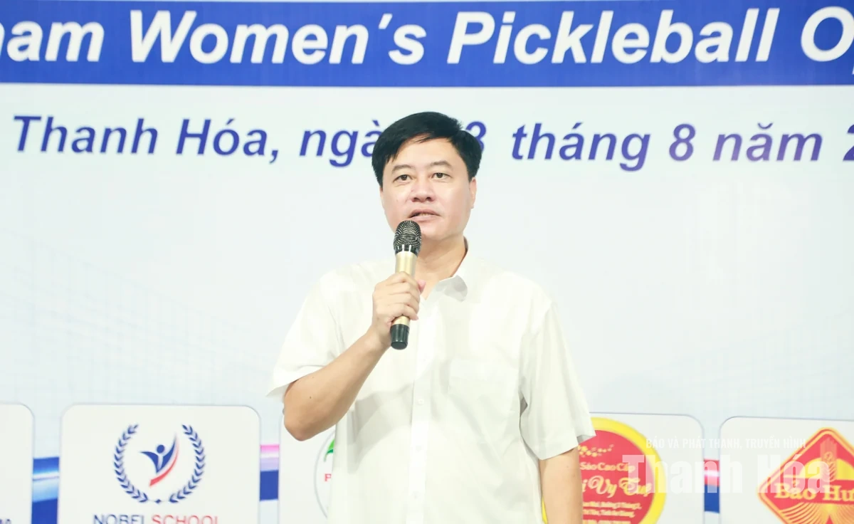 Sôi nổi Giải Pickleball Báo Phụ nữ Việt Nam mở rộng tại Thanh Hóa