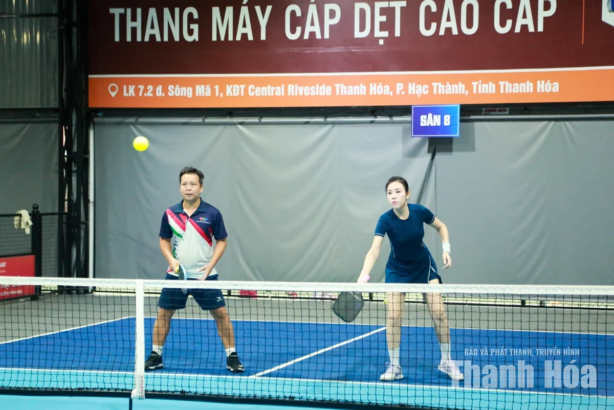 Sôi nổi Giải Pickleball Báo Phụ nữ Việt Nam mở rộng tại Thanh Hóa