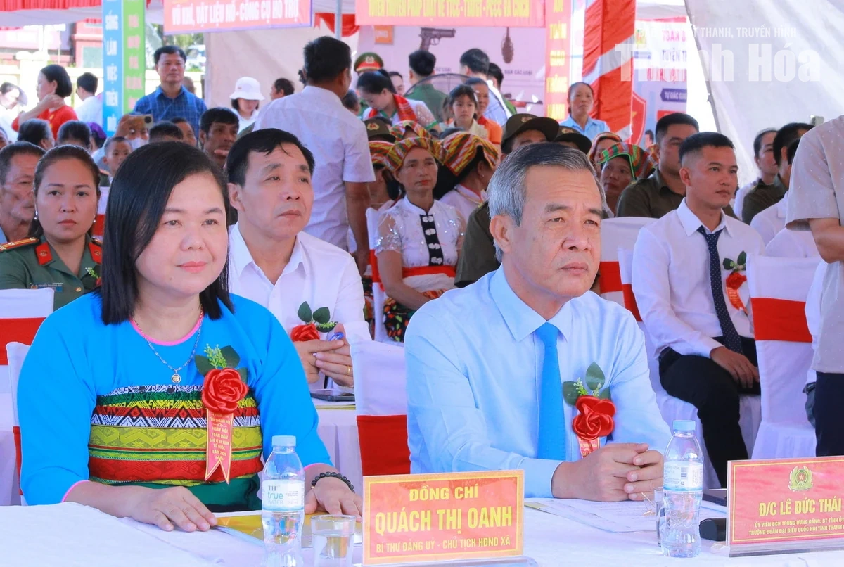 Bí thư Tỉnh ủy Lê Đức Thái dự Ngày hội Toàn dân bảo vệ an ninh Tổ quốc tại xã Xuân Thái