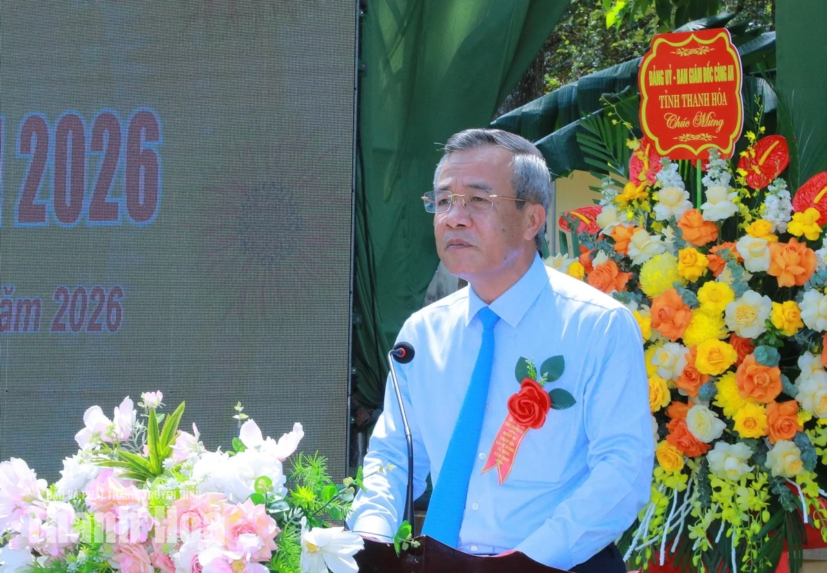Bí thư Tỉnh ủy Lê Đức Thái dự Ngày hội Toàn dân bảo vệ an ninh Tổ quốc tại xã Xuân Thái